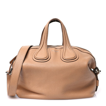 Givenchy Pebbled Calfskin Small Nightingale Light Brown 1 of 12