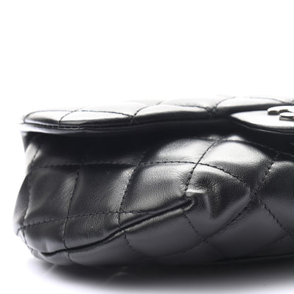 Chanel Calfskin Quilted CC Uniform Flap Belt Bag Black 8 of 9
