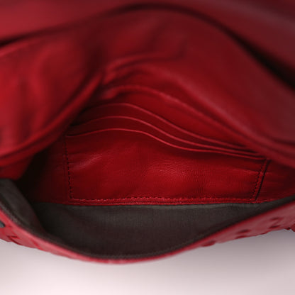 Bottega Veneta Nappa Intrecciato Small Chain Crossbody Red 6 of 11