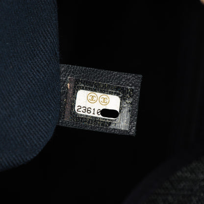 Chanel Canvas Large Deauville Tote Blue Orange 7 of 7