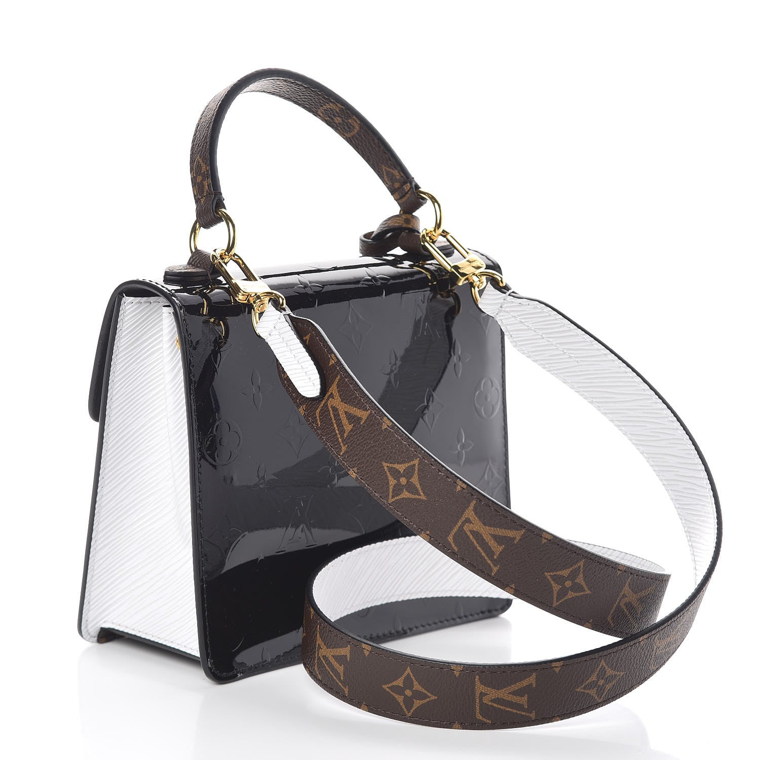 Louis Vuitton Vernis Epi Monogram Spring Street Black 3 of 8