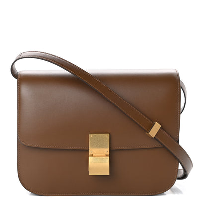 Celine Box Calfskin Medium Classic Box Flap Bag Camel 1 of 10