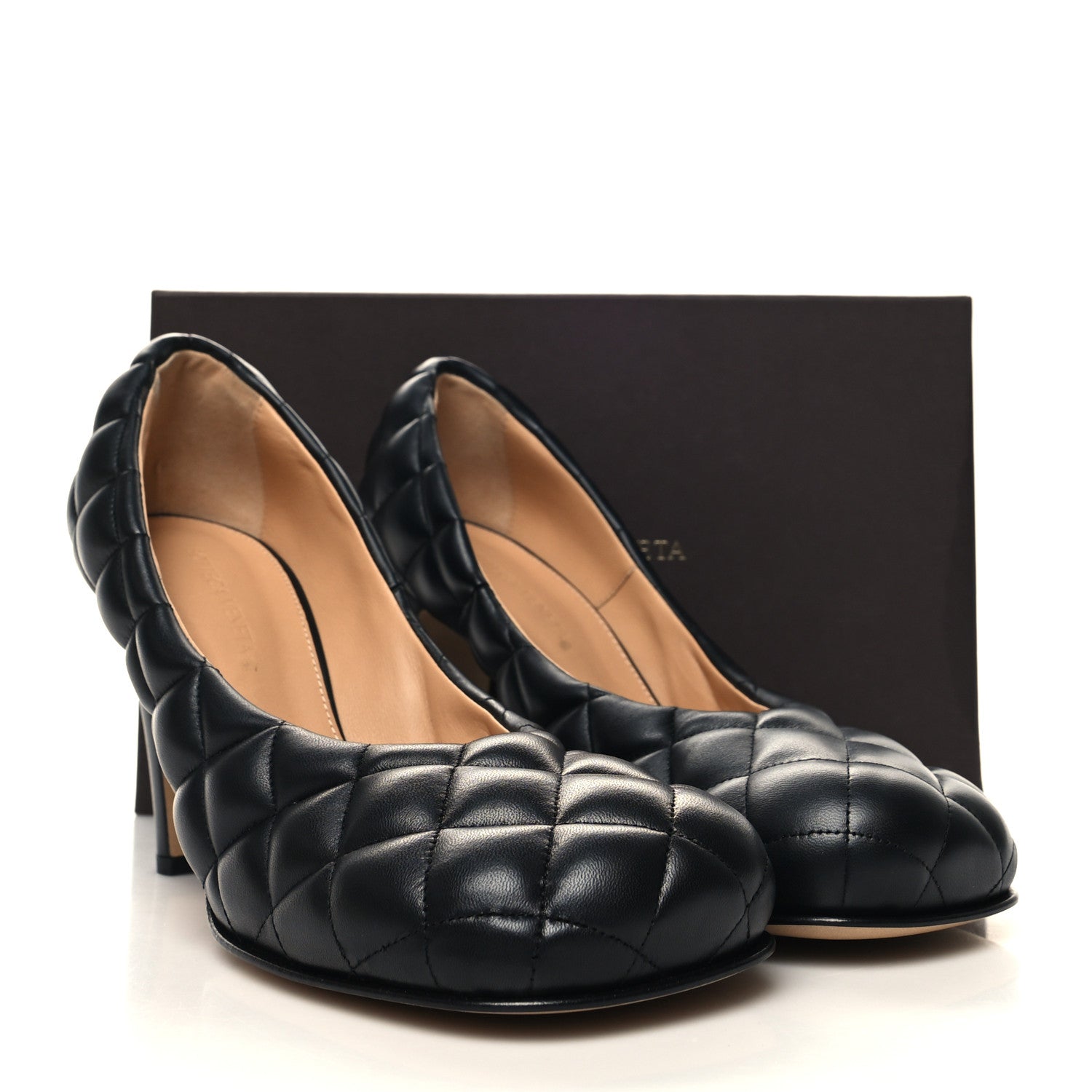 Bottega Veneta Nappa Matelasse Padded Dream Pumps 40.5 Black 8 of 8
