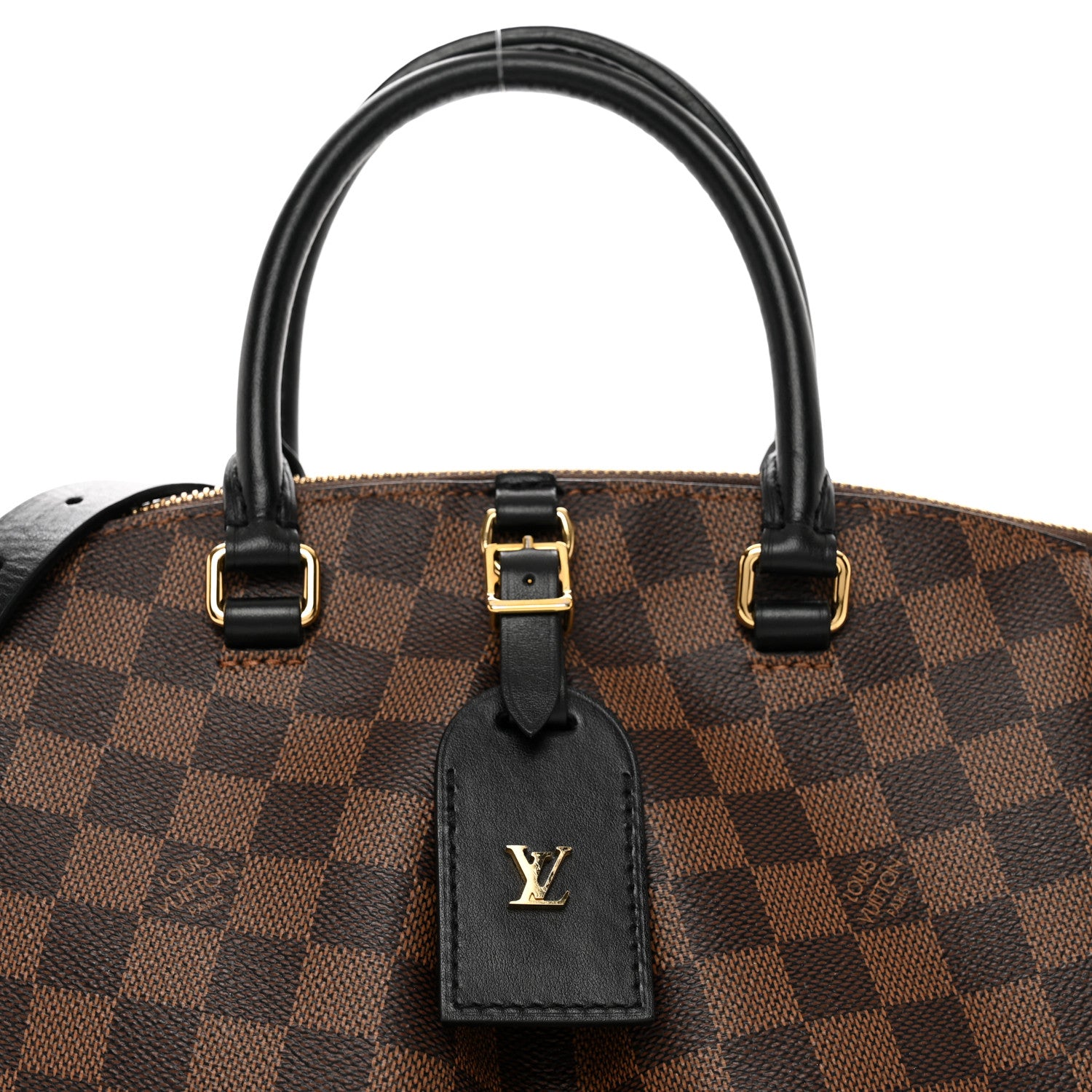 Louis Vuitton Damier Ebene Odeon Tote PM Black 5 of 9