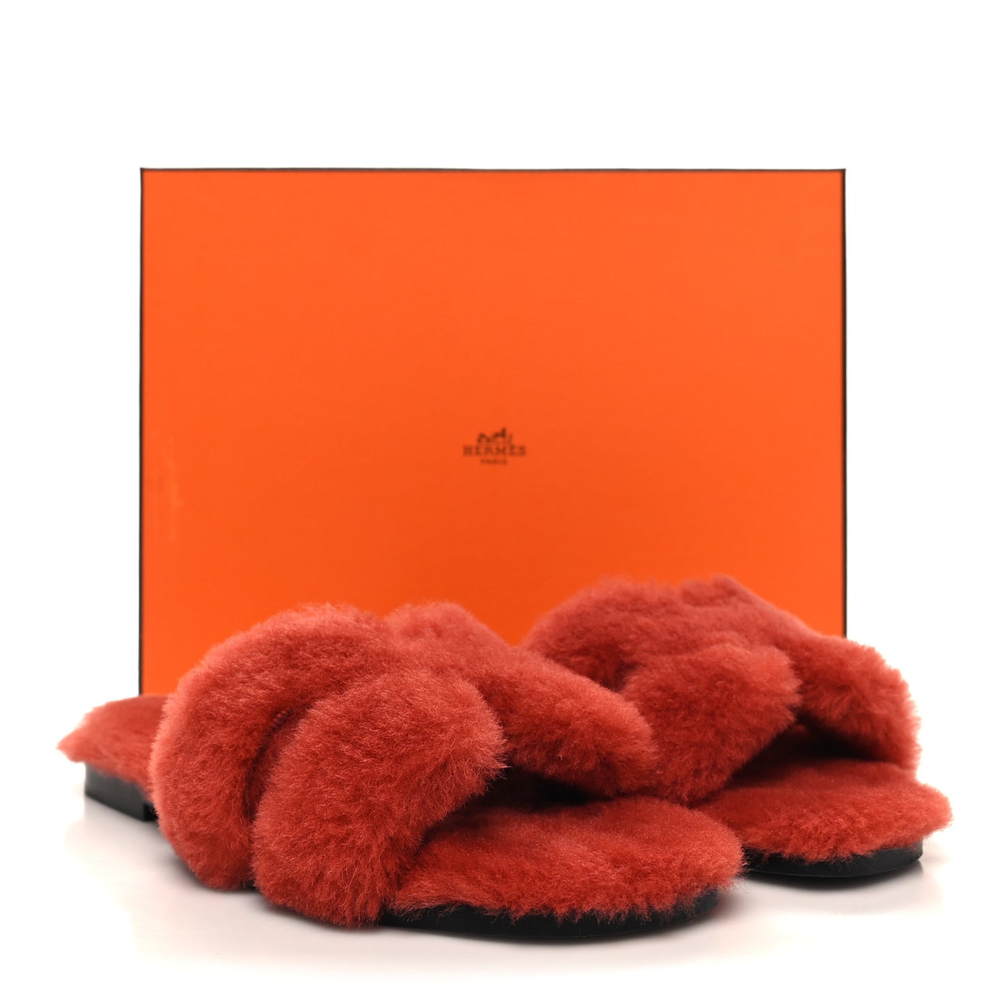 Woolskin Oran Sandals 37.5 Rouge De Turin