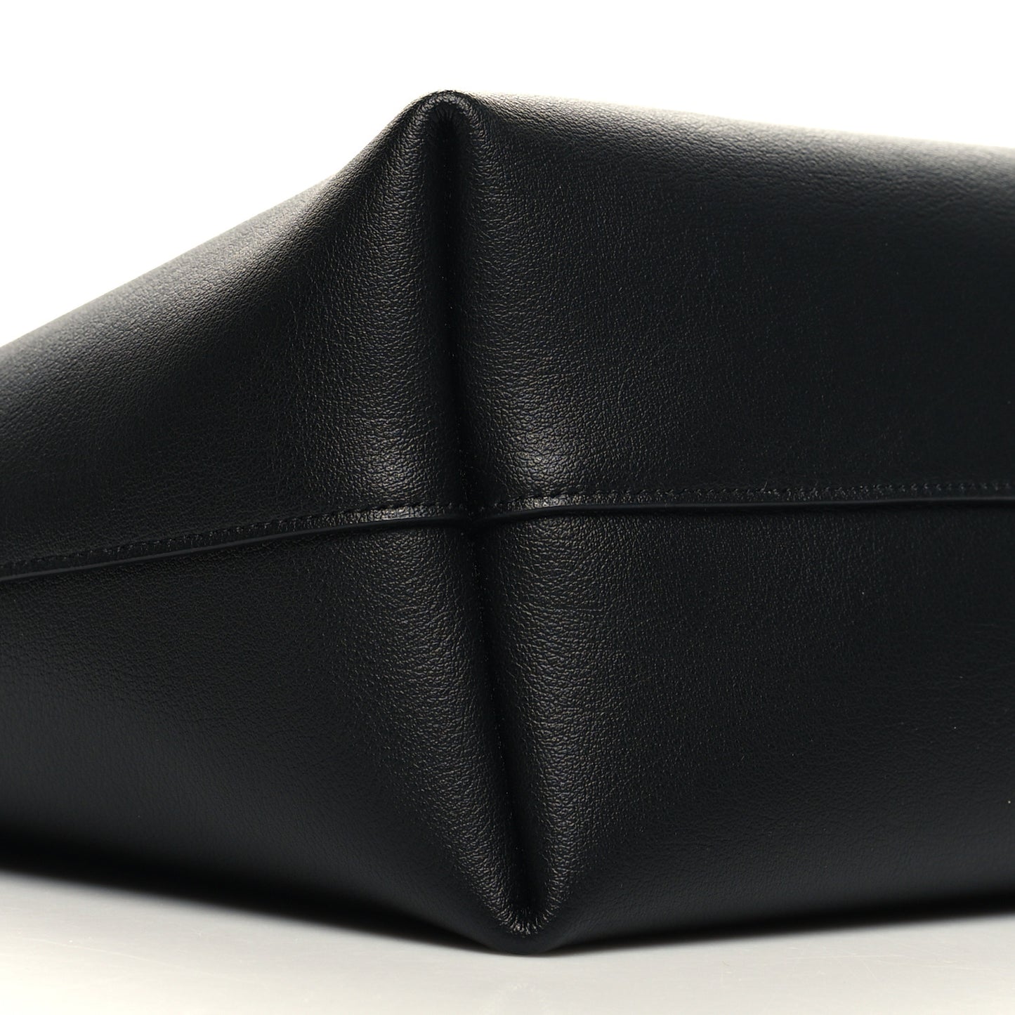 Calfskin Large Shopping Tote Black