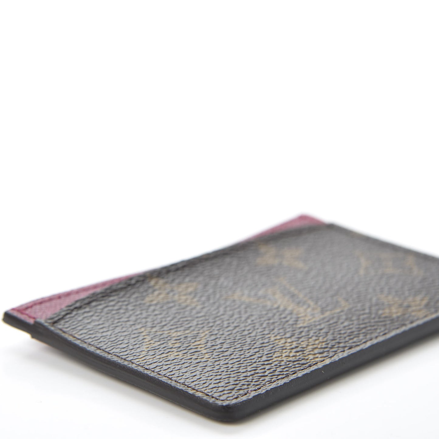 Monogram Card Holder Fuchsia
