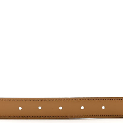 Hermes Swift Epsom 24mm Belt Strap 80 32 Craie Biscuit 4 of 6