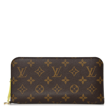 Louis Vuitton Monogram Fleuri Insolite Wallet Yellow 1 of 7
