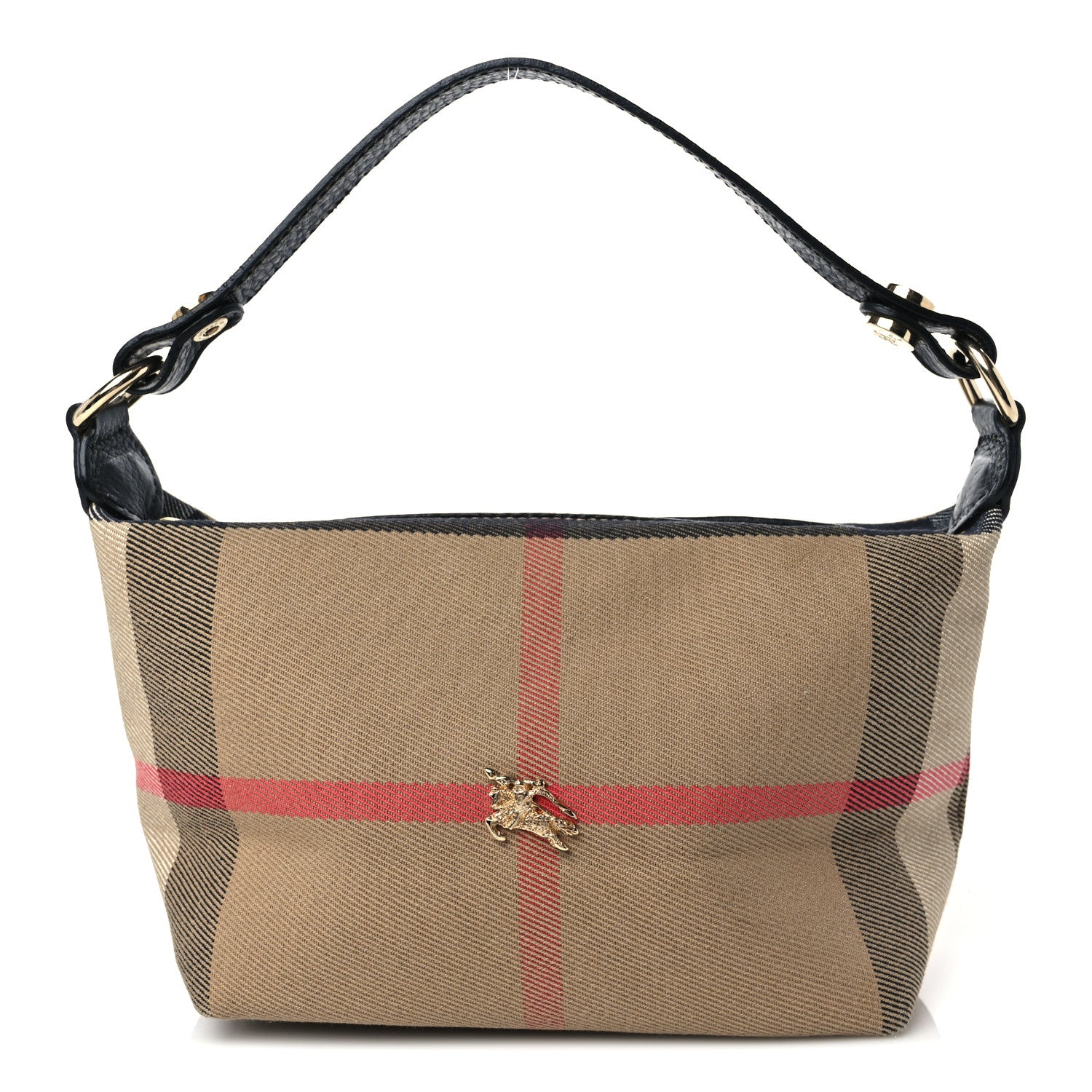 Burberry Canvas Check Mini Bag Brown 1 of 7
