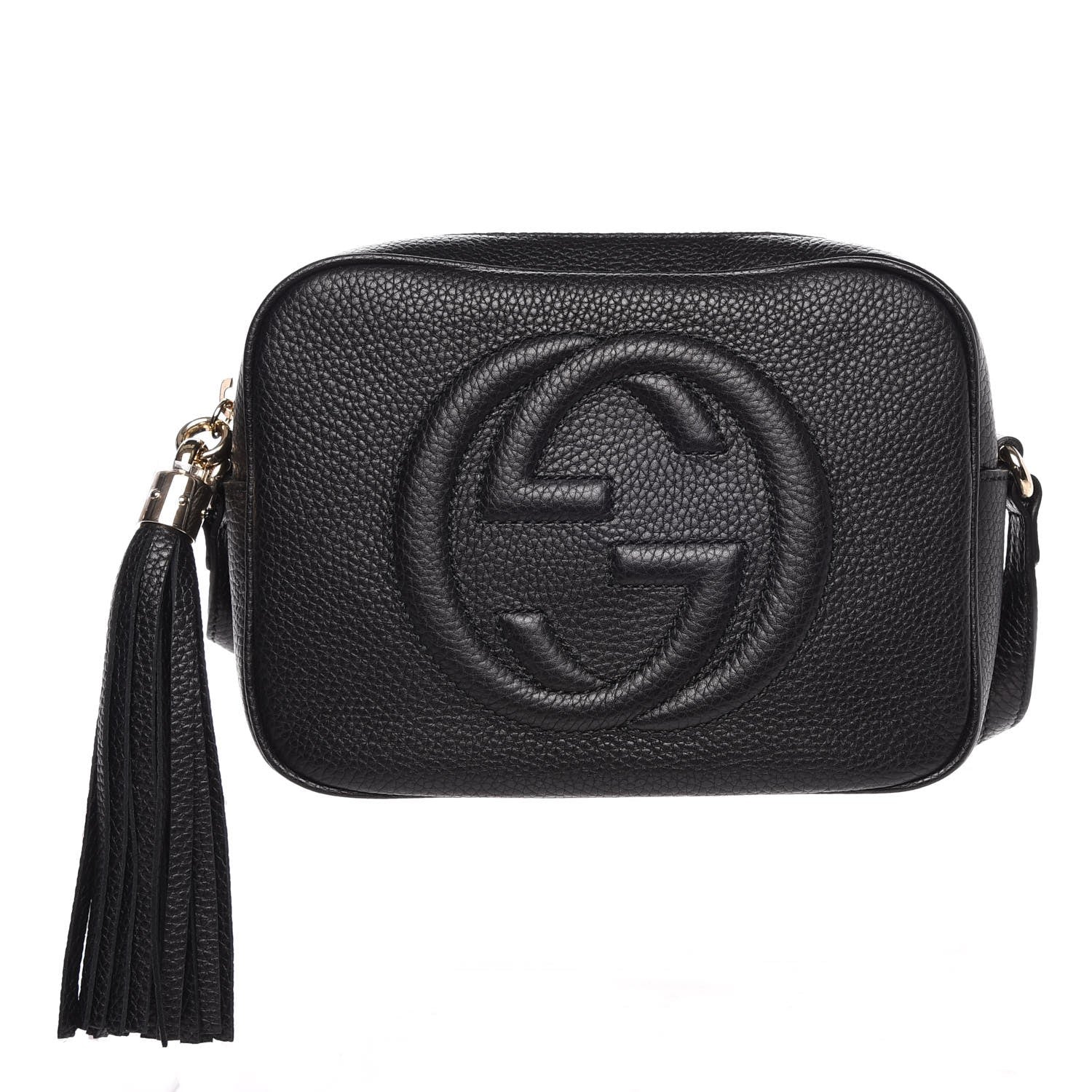 Gucci Pebbled Calfskin Small Soho Disco Bag Black 1 of 8