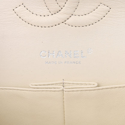 Chanel Caviar Quilted Medium Double Flap White 6 of 26