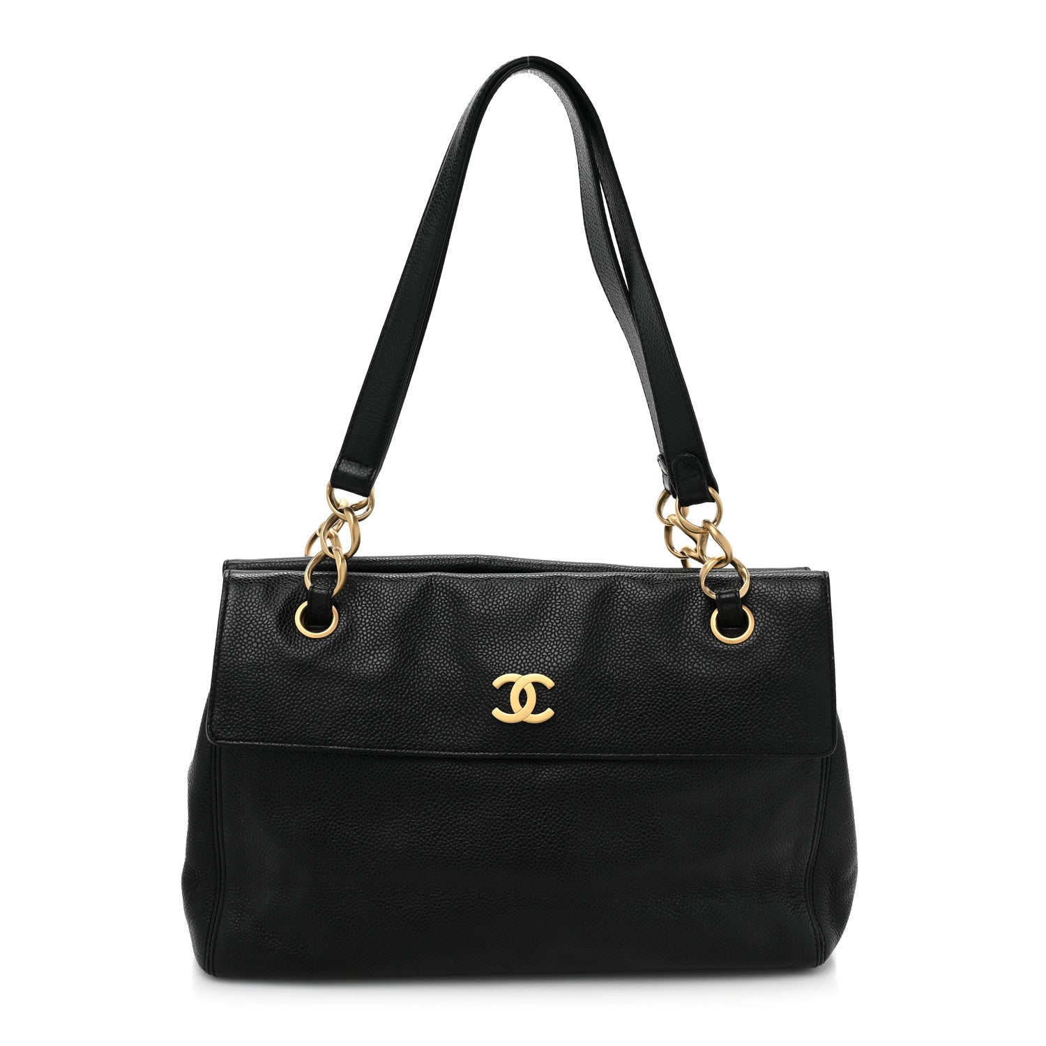 Chanel Caviar CC Shoulder Bag Black 1 of 12