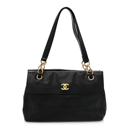 Chanel Caviar CC Shoulder Bag Black 1 of 12