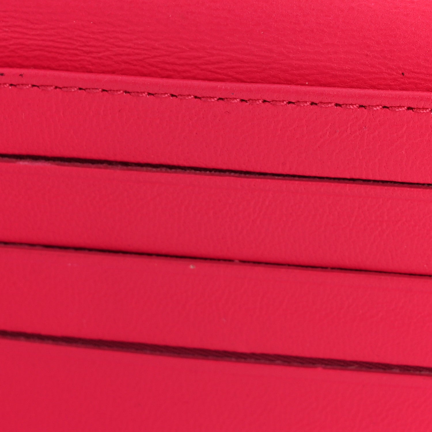 Christian Dior Lambskin Cannage Bi-Color Lady Dior Flap Card Holder Black Pink 8 of 12