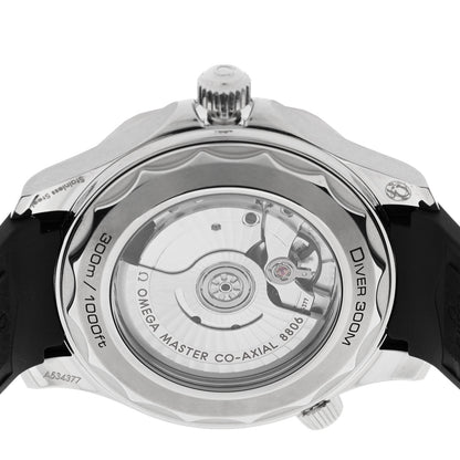 Omega Stainless Steel Rubber 42mm Seamaster Diver 300M Co-Axial Master Chronometer Automatic Watch Black 210.32.42.20.01.003 4 of 5