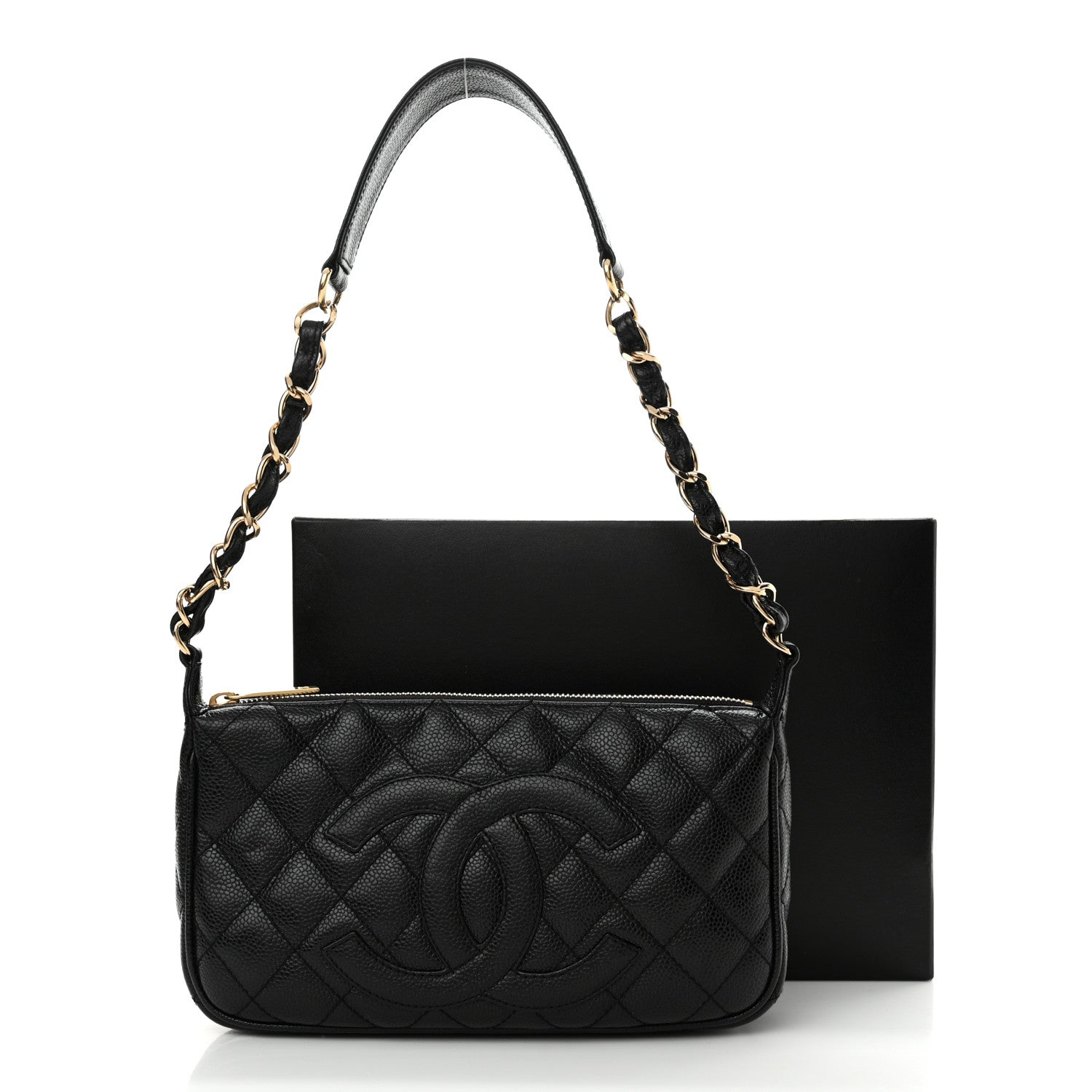 Chanel Caviar Quilted Timeless CC Shoulder Bag 13 of 13