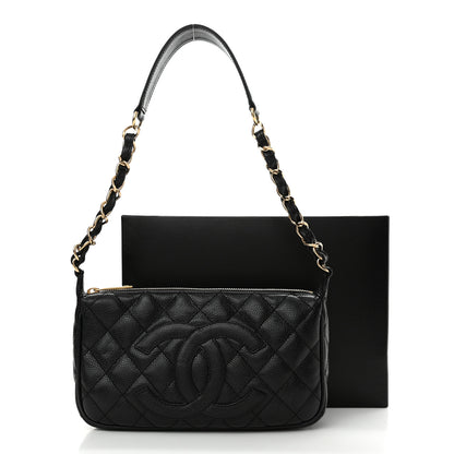 Chanel Caviar Quilted Timeless CC Shoulder Bag 13 of 13