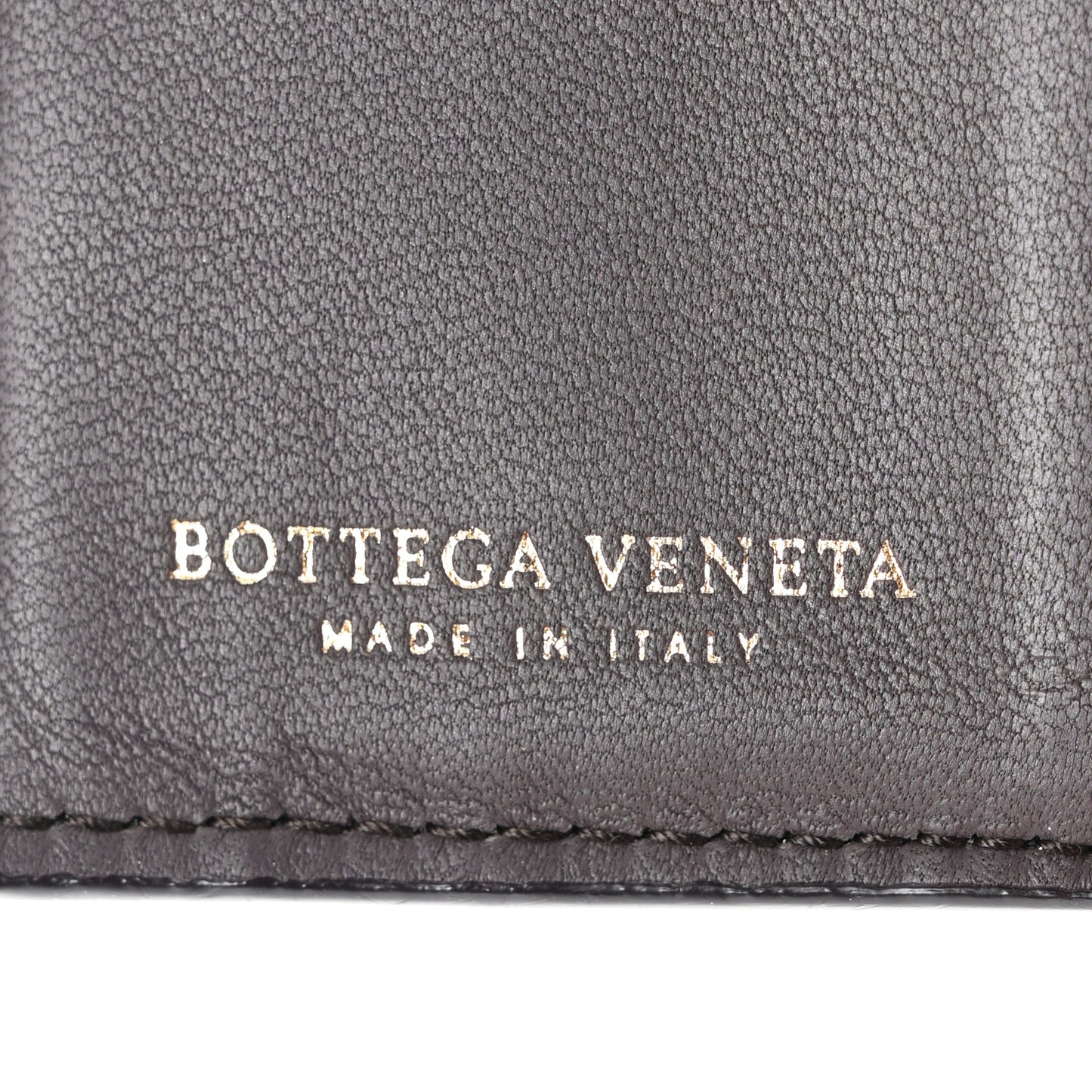 Nappa Intrecciato French Compact Wallet Grape