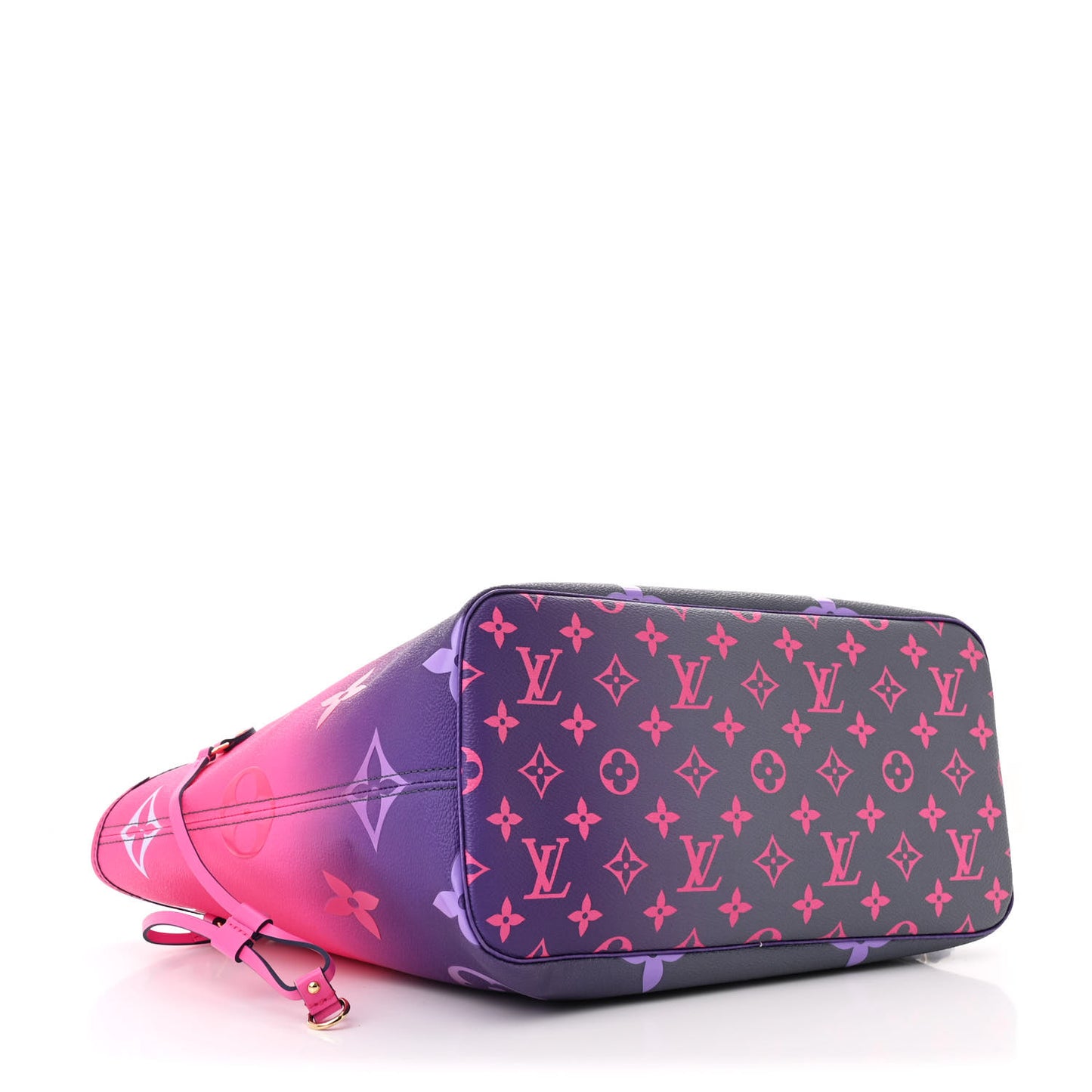 Monogram Giant Spring In The City Neverfull MM Midnight Fuchsia