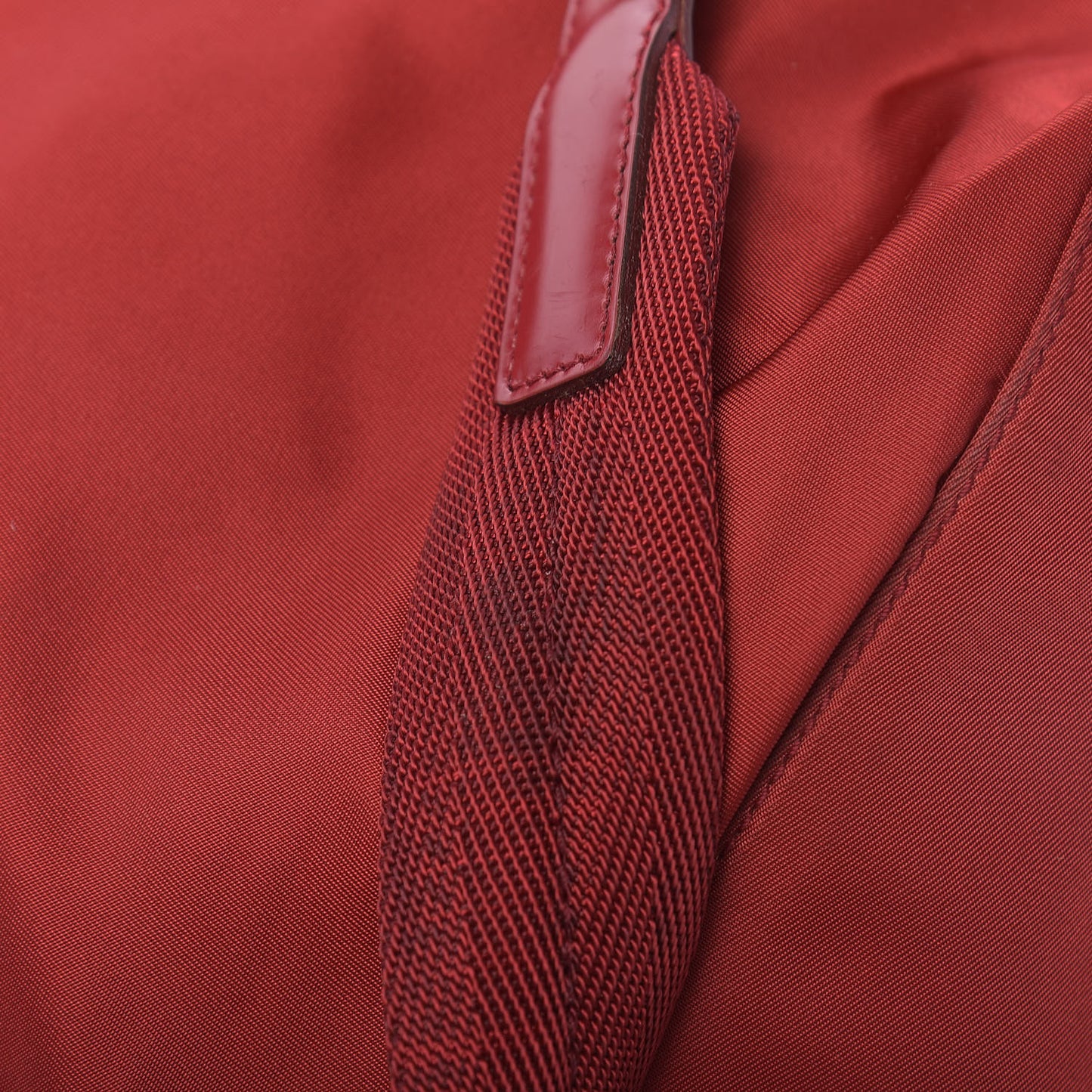 Nylon Vela Small Backpack Rosso