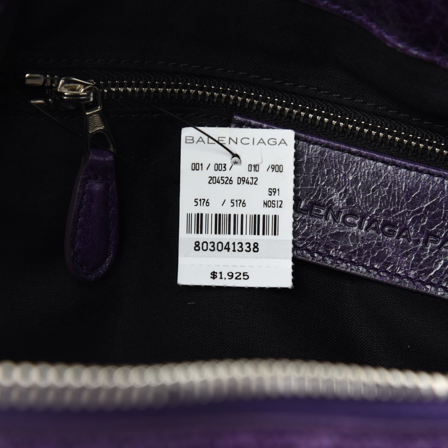 Balenciaga Agneau Giant Brogues Hardware Work Raisin 13 of 14