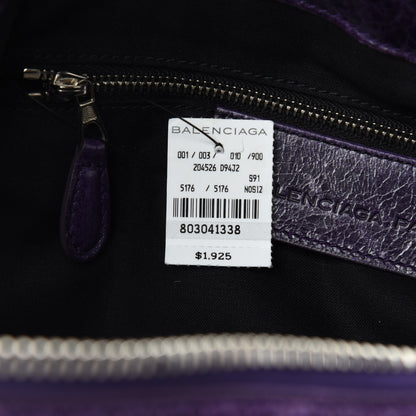 Balenciaga Agneau Giant Brogues Hardware Work Raisin 13 of 14
