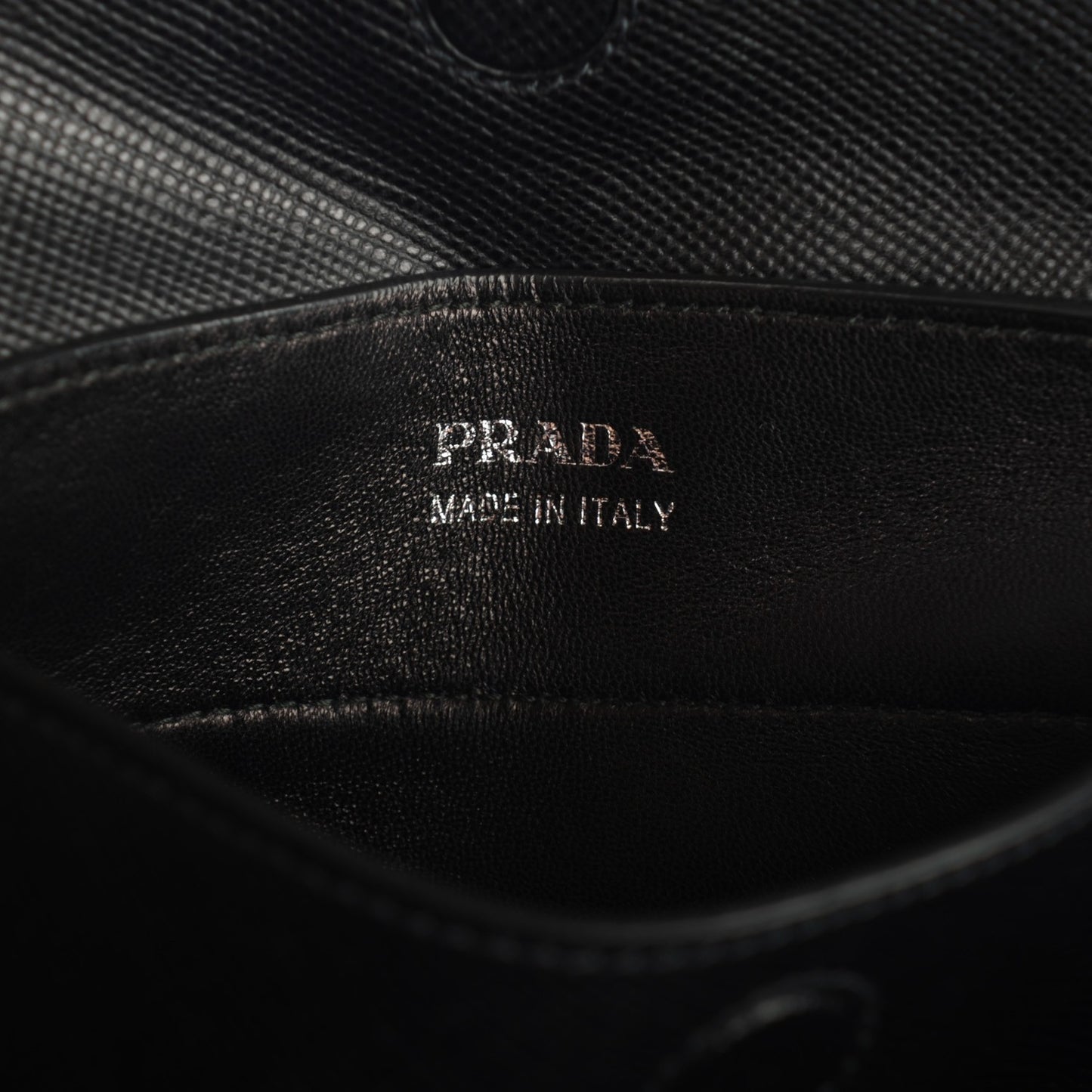 Saffiano Cuir Double Handle Tote Black