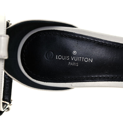Louis Vuitton Calfskin Call Back Sandals 40 White 7 of 9