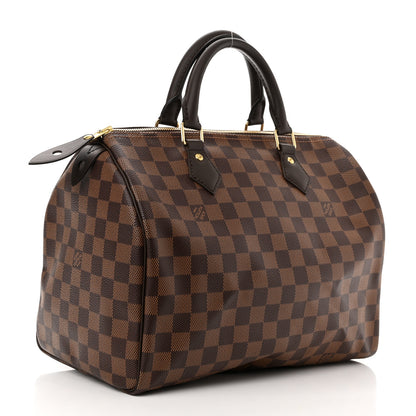 Louis Vuitton Damier Ebene Speedy 30 3 of 9