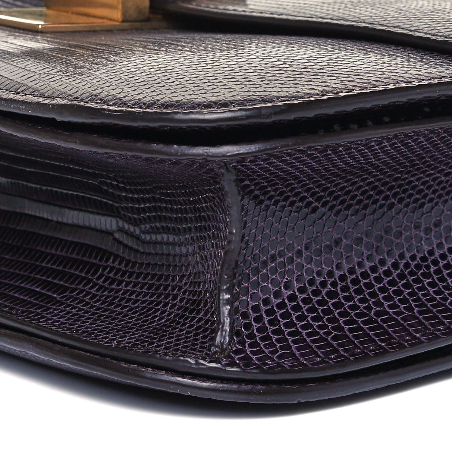 Celine Lizard Medium Classic Box Flap Bag Velvet 8 of 8
