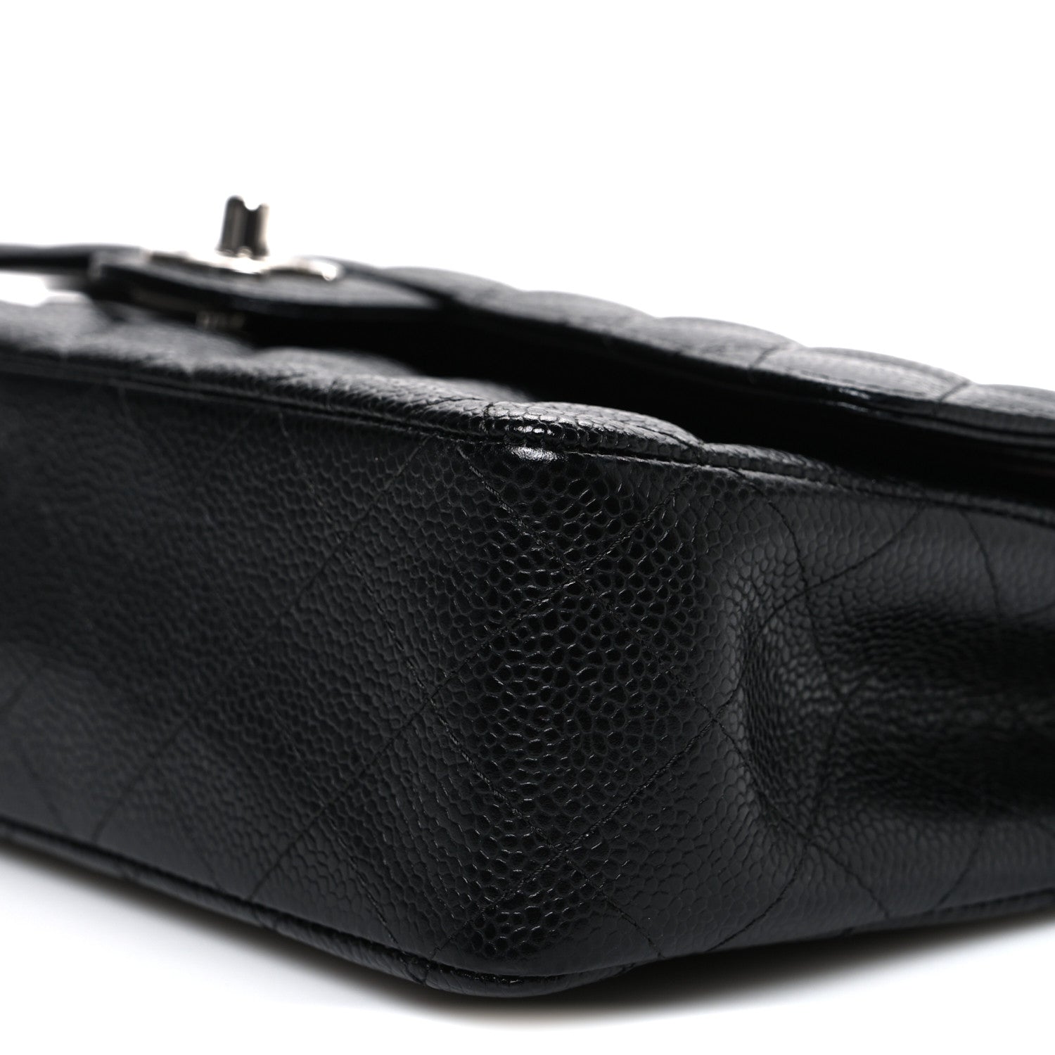 Chanel Caviar Quilted Medium Double Flap Black 10 of 10