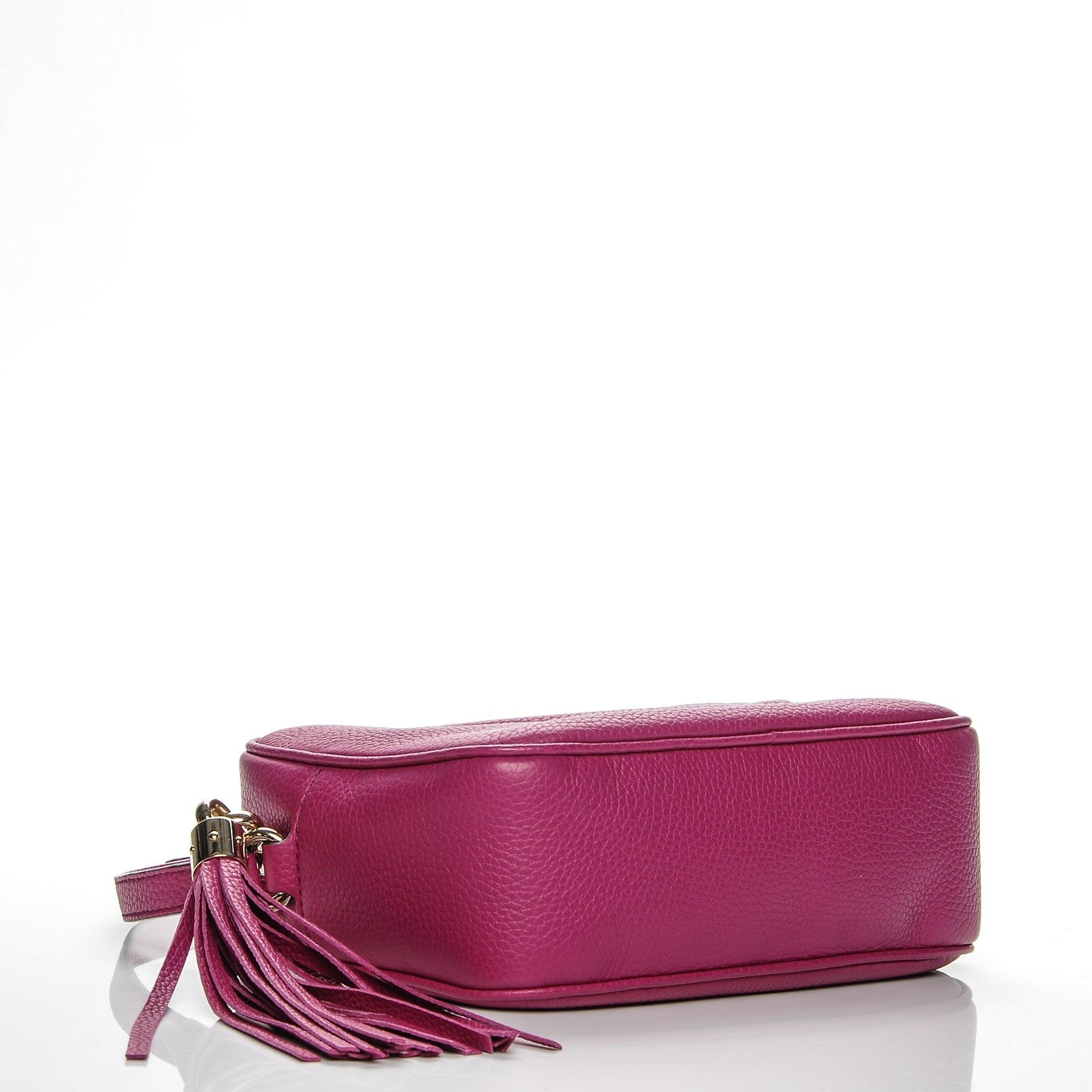 Gucci Pebbled Calfskin Small Soho Disco Bag Bright Bougainvillea 4 of 7
