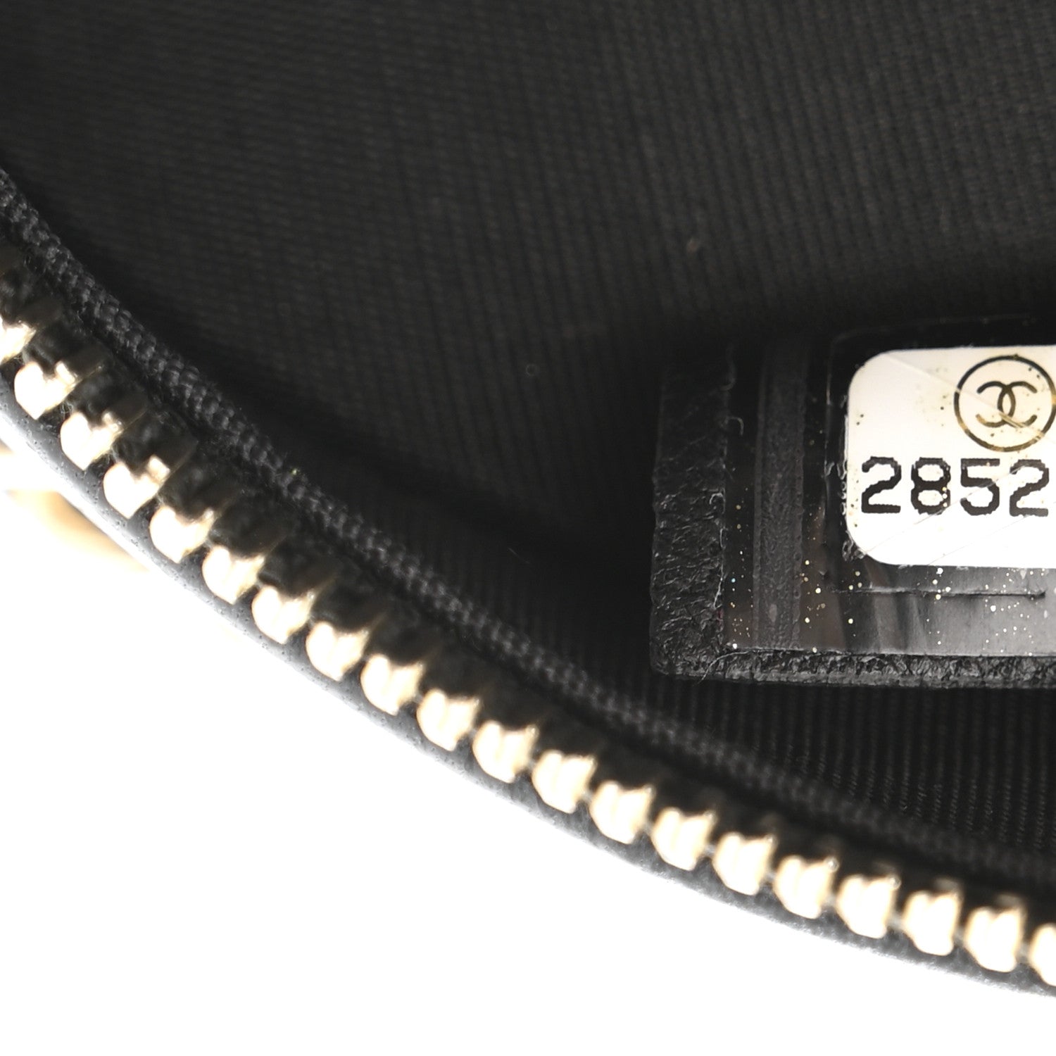 Chanel Lambskin Quilted Chain Around CC Round Clutch With Chain Black 7 of 10