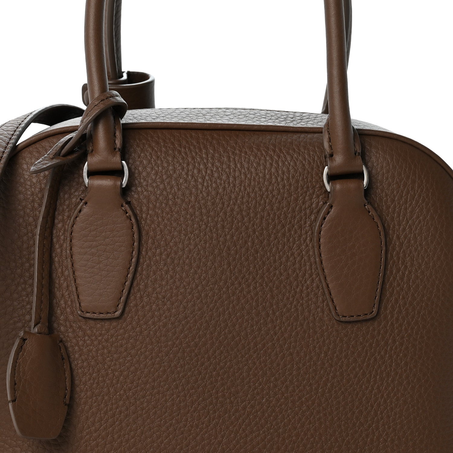 The Row Matte Grained Calfskin India 10 Dark Olive 7 of 9