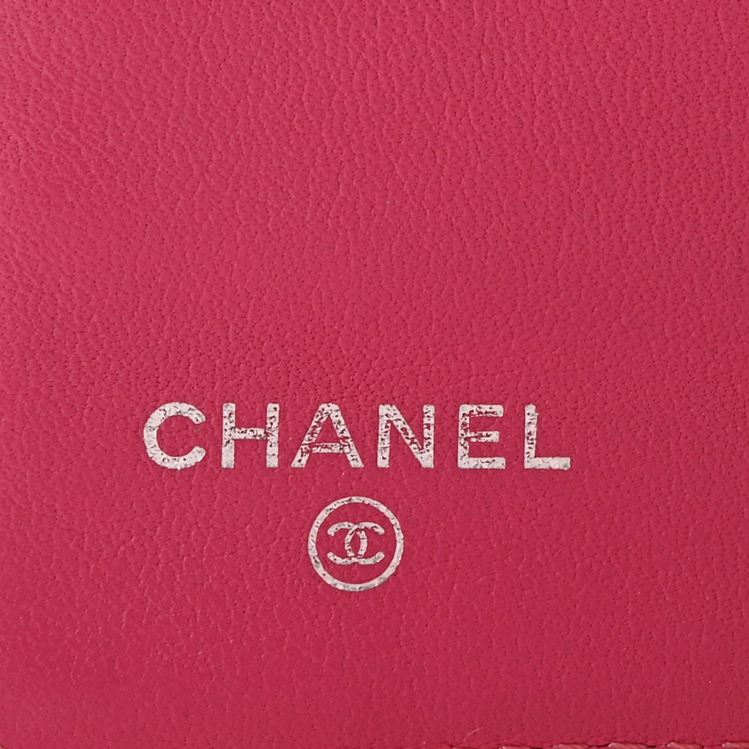 Chanel Patent Calfskin Quilted Yen Wallet Dark Pink 6 of 8