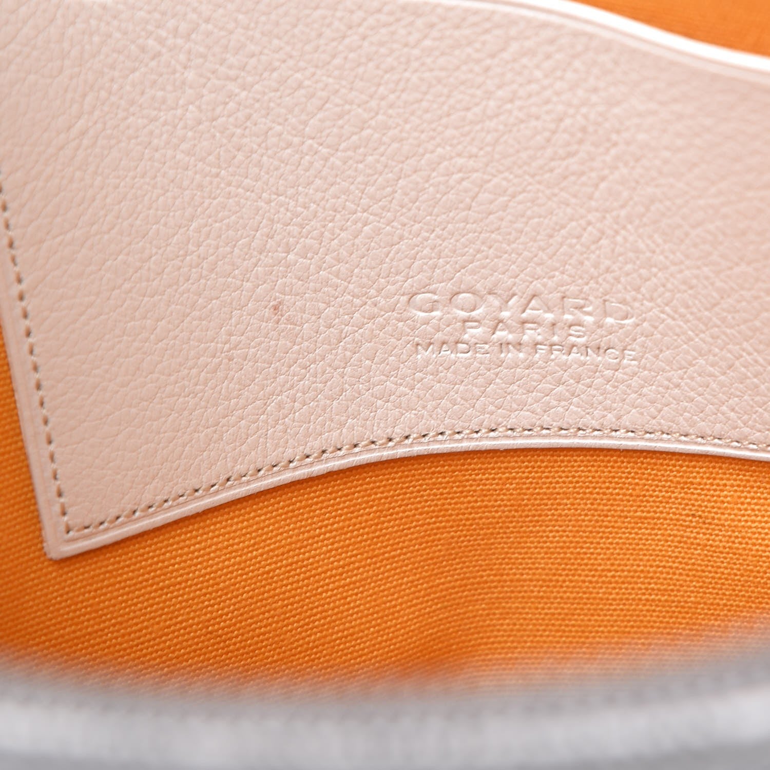 Goyard Goyardine Senat Pochette MM White 6 of 6