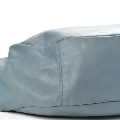 Chanel Lambskin Sensual Hobo Blue 8 of 12