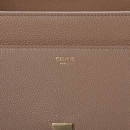 Celine Grained Calfskin Classique 16 Top Handle Bag Beige 6 of 11