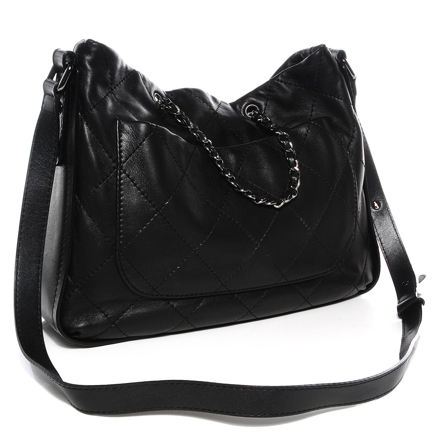 Lambskin Ultimate Soft Hobo Black
