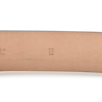 Chanel Calfskin CC Belt 90 36 Dark Brown 7 of 9