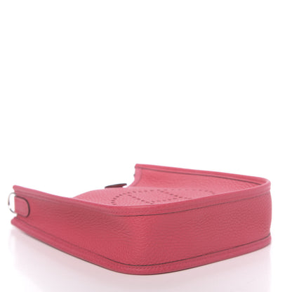 Hermes Taurillon Clemence Evelyne TPM Rose Extreme 3 of 10