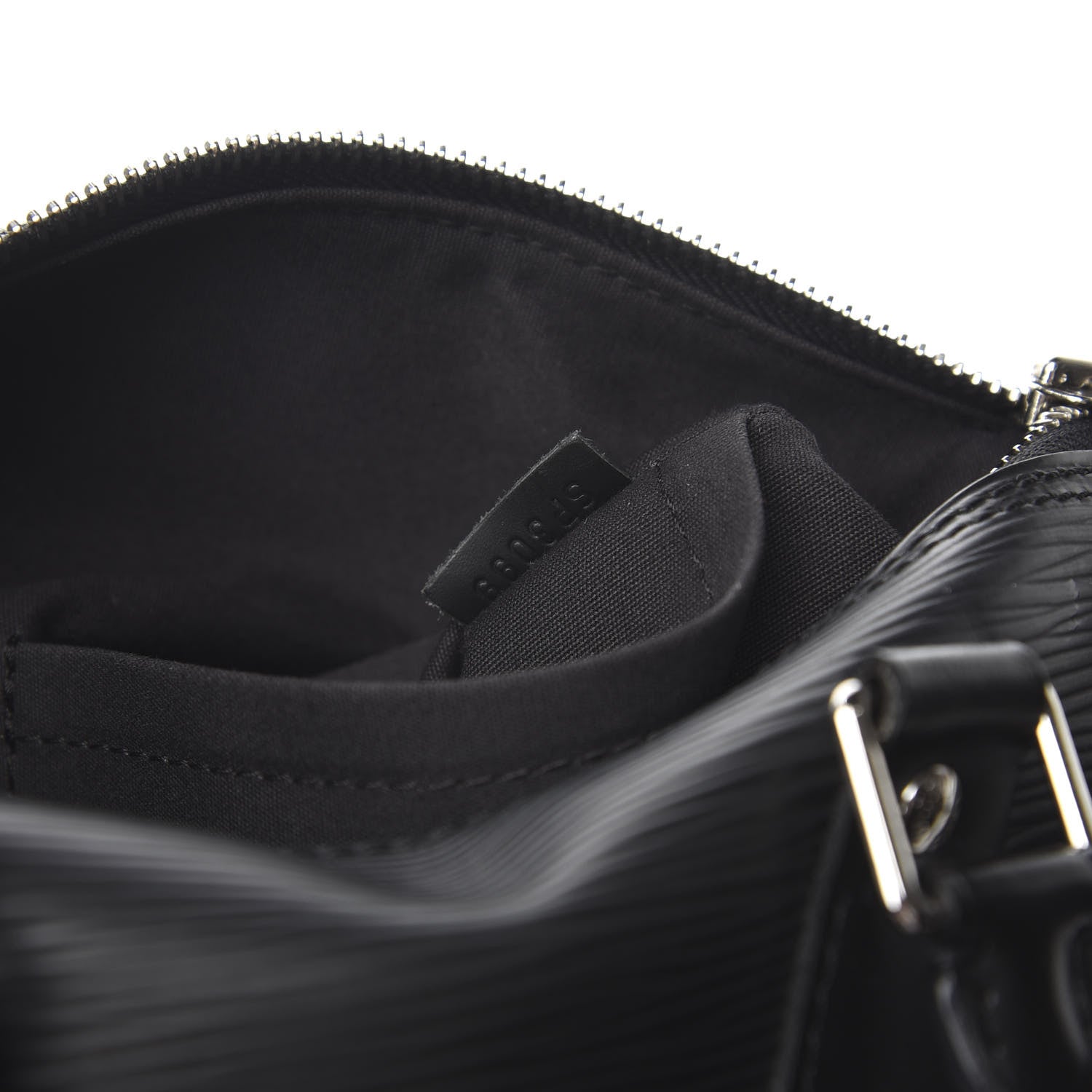 Louis Vuitton Epi Speedy 25 Black 7 of 9