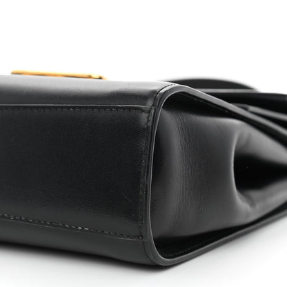 Bottega Veneta Box Calfskin Nappa Clip Bag Black 9 of 9