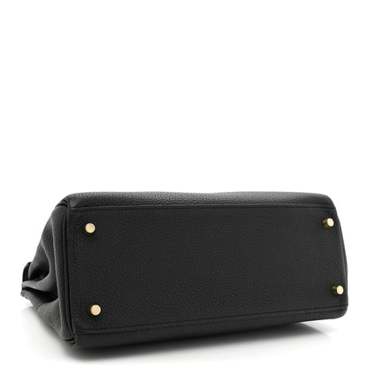 Hermes Togo Kelly Retourne 28 Black 4 of 19