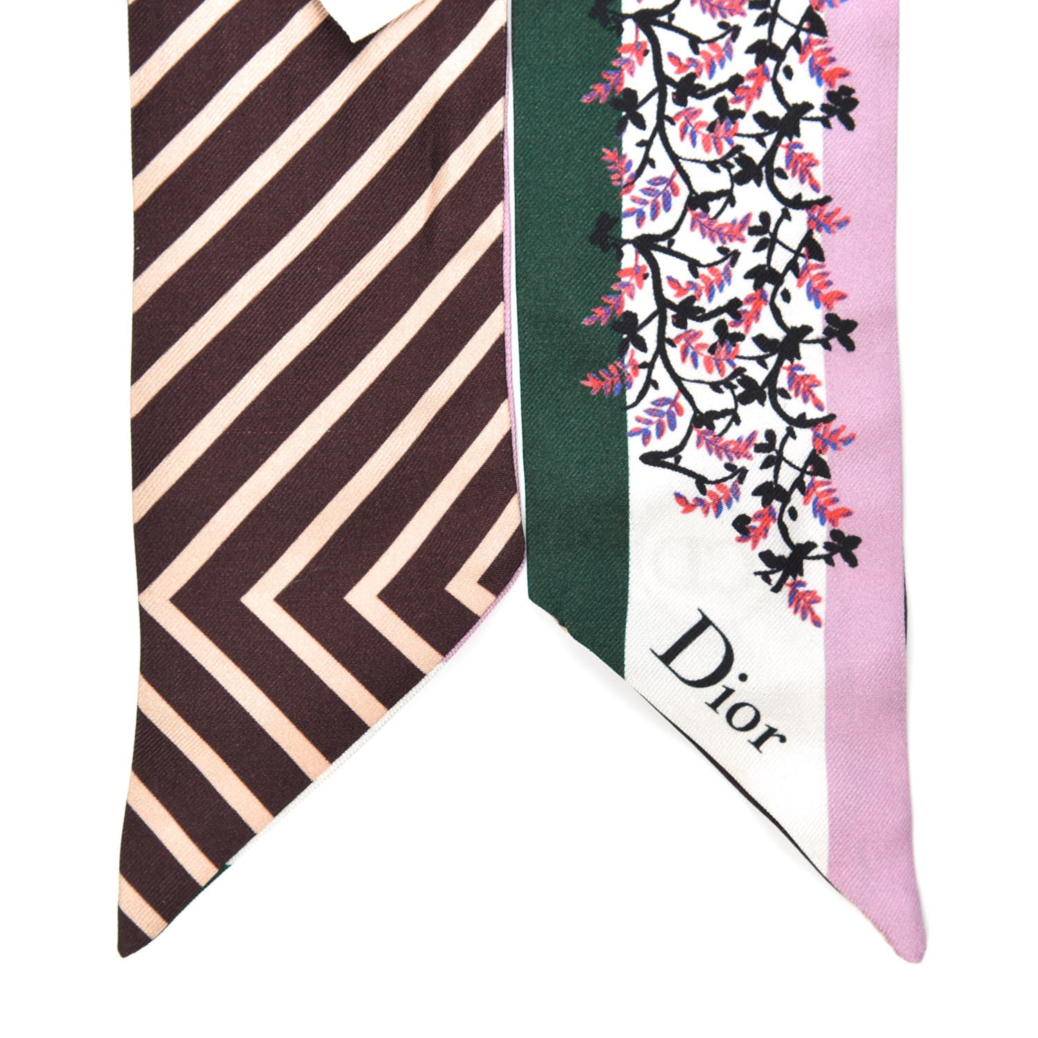 Christian Dior Silk Floral Mitzah Scarf Multicolor 3 of 4