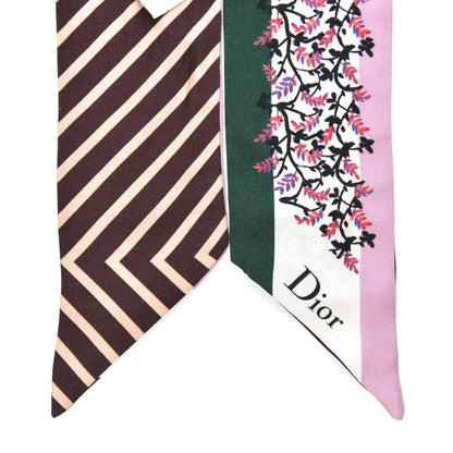 Christian Dior Silk Floral Mitzah Scarf Multicolor 3 of 4