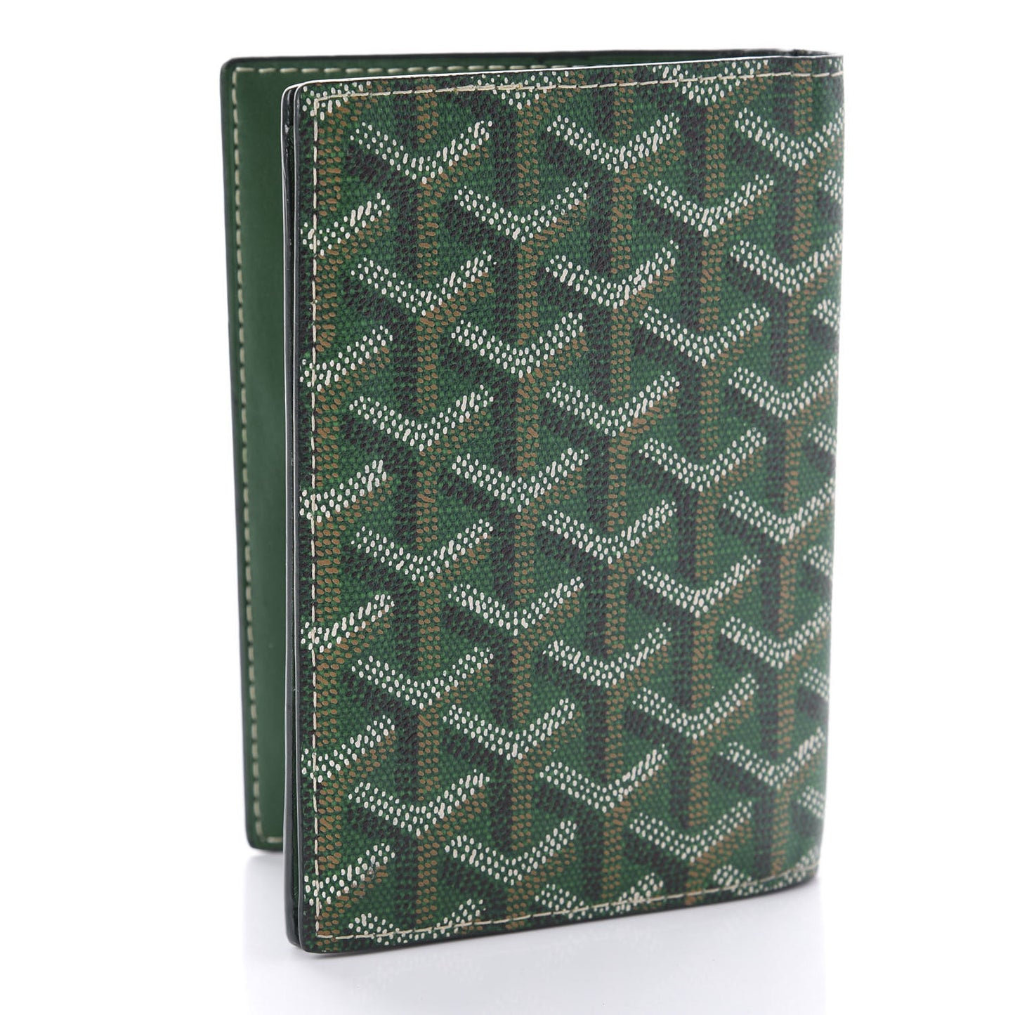 Goyardine Pocket Organizer Wallet Green