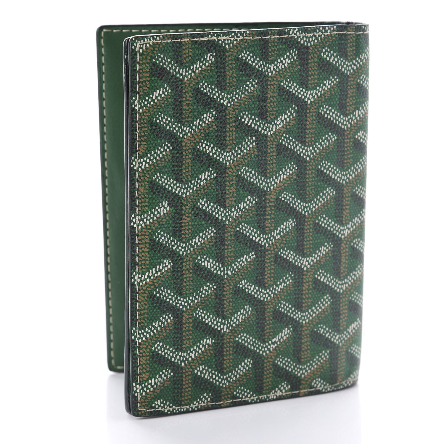 Goyard Goyardine Pocket Organizer Wallet Green 3 of 8