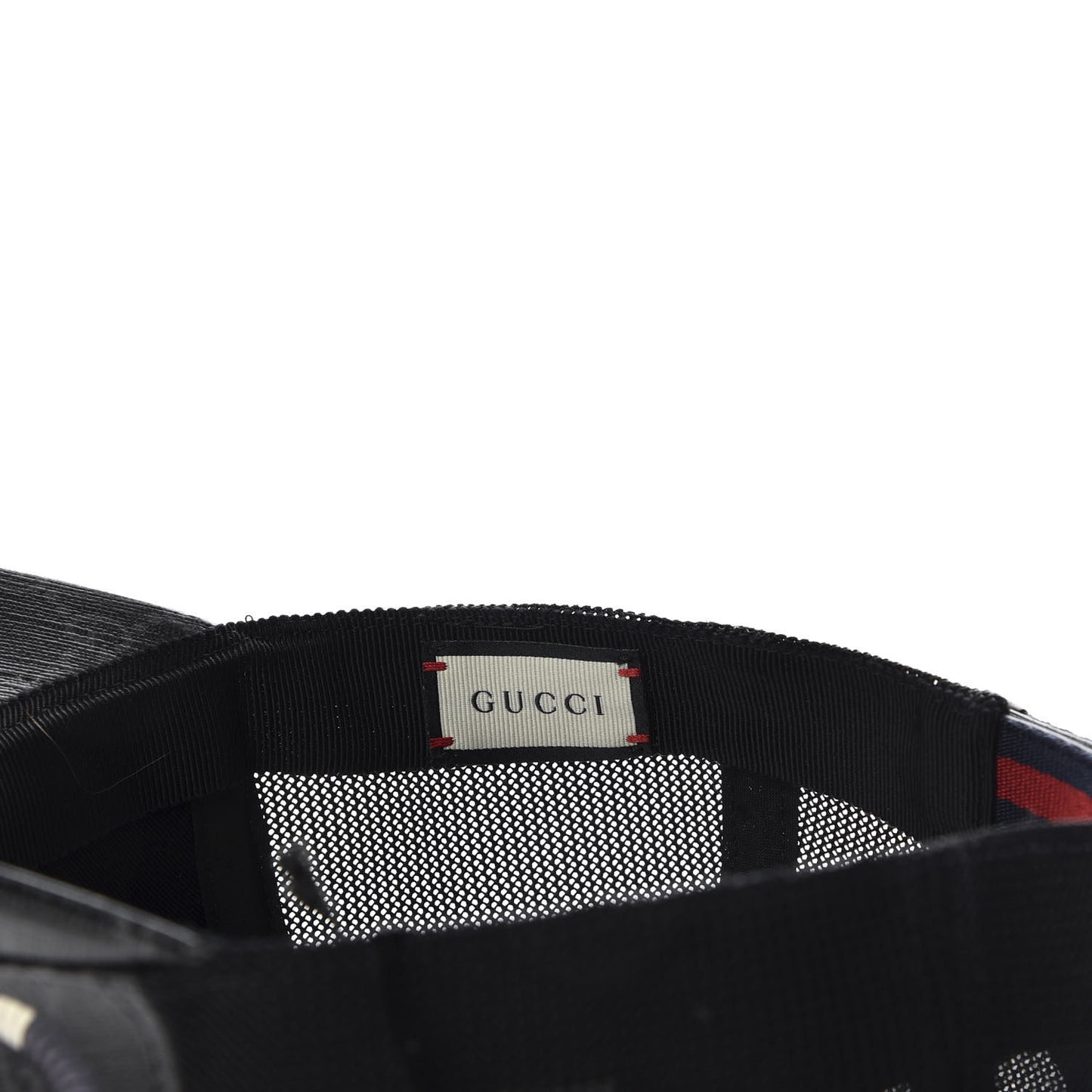 GG Supreme Monogram Kingsnake Print Baseball Hat XL 60 Black